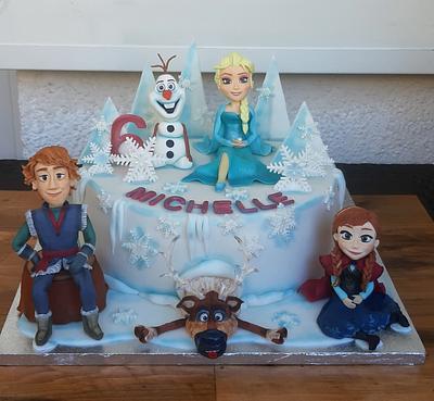 Frozen cake :) - Cake by Veronicakes