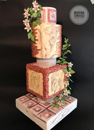 Raffaello Sanzio cake - Cake by Marina Tomaiuoli Cake Art