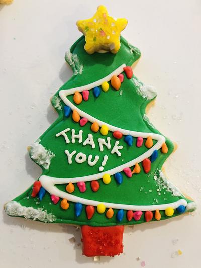 Christmas Thank You Cookies - Cake by MerMade