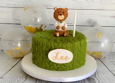 Knitted Teddy Bear - Cake by Sweet Cakes