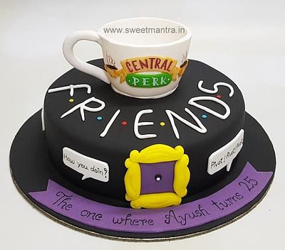 FRIENDS Quotes design cake - Cake by Sweet Mantra Homemade Customized Cakes Pune