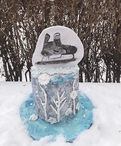 Winter Themed  - Cake by June ("Clarky's Cakes")