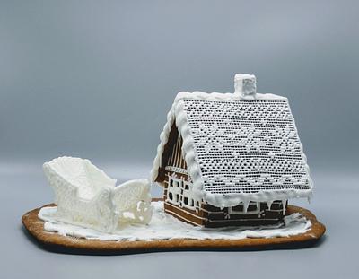 Gingerbread house  - Cake by Olina Wolfs