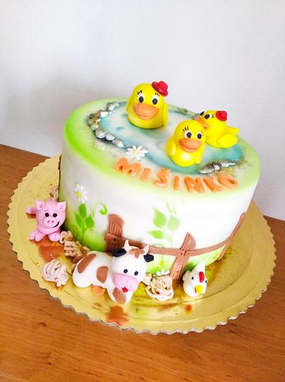 Little farm - Cake by Vebi cakes