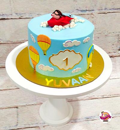 1st Birthday Cake  - Cake by Aparnashree 