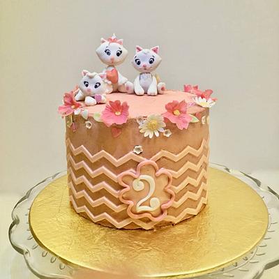 Three little kittens - Cake by Peaceofcake.stb