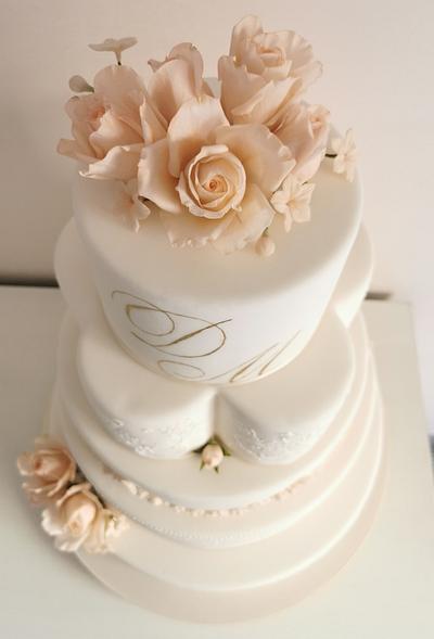 Cake Wedding Flowers  - Cake by Tania Chiaramonte 