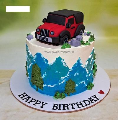 Thar car cake - Cake by Sweet Mantra Homemade Customized Cakes Pune