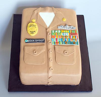 Military promotion  - Cake by Anchored in Cake