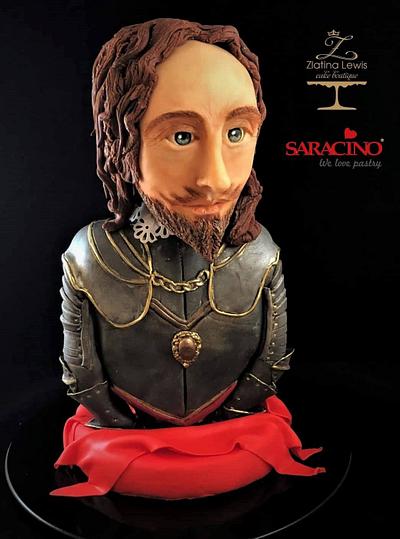King Charles Ist bust-The Royal challenge  - Cake by Zlatina Lewis Cake Boutique