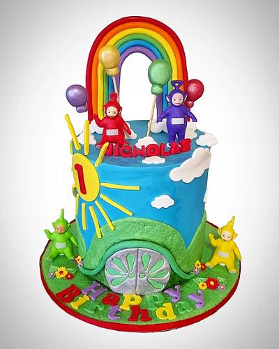 Teletubbies cake  - Cake by The Custom Piece of Cake