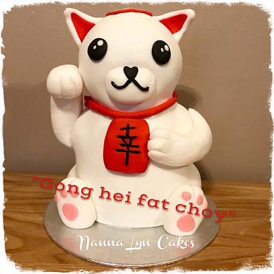 "Gong hei fat choy" - Cake by Nanna Lyn Cakes