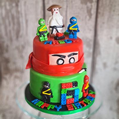 Lego Ninjago  - Cake by Crazy cake lady 