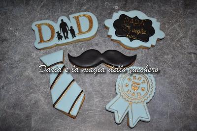 Father's Day Cookies - Cake by Daria Albanese