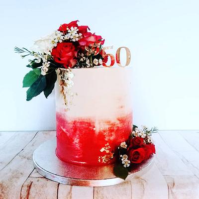 Red barrel - Cake by alenascakes