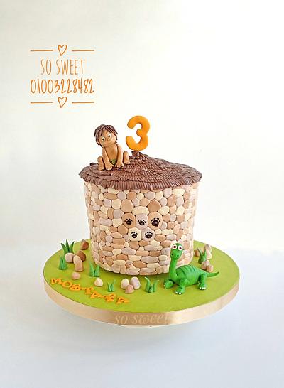 Good Dinasour cake - Cake by SoSweetbyAlaaElLithy