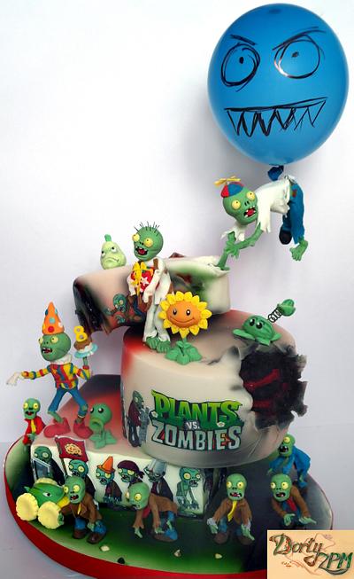 Plants vs zombies - Cake by Dorty-ZPM