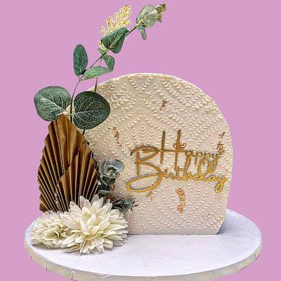 Arch Birthday Cake - Cake by Chelsea's Messy Kitchen