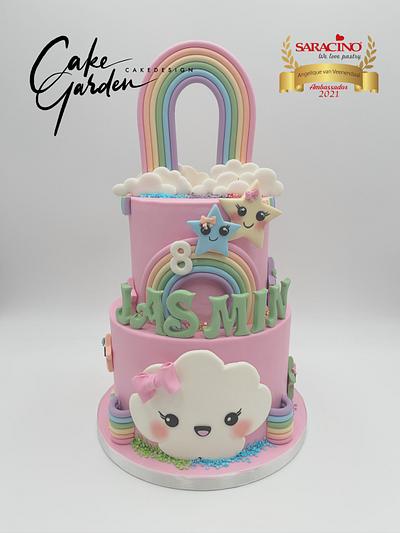 Rainbow cake - Cake by Cake Garden 