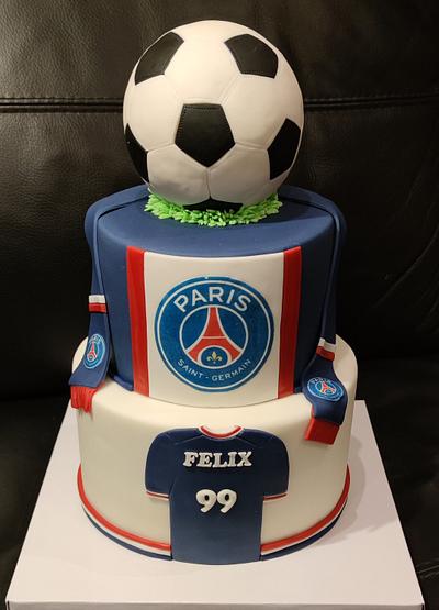 Ballon de foot PSG  Cake design, Psg, Bday