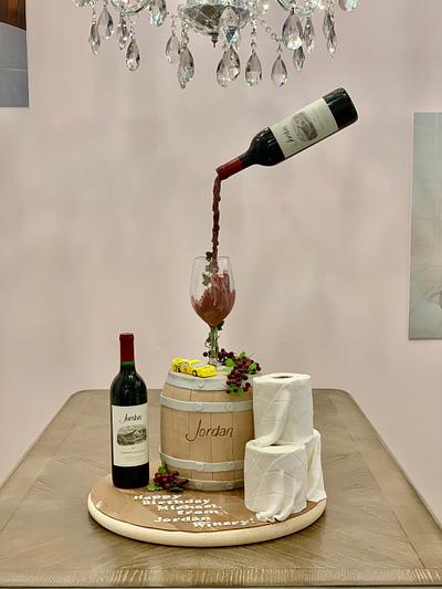 Quarantine Wine Barrel Cake - Cake by Brandy-The Icing & The Cake