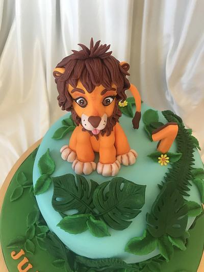 Little lion - Cake by Zuzana