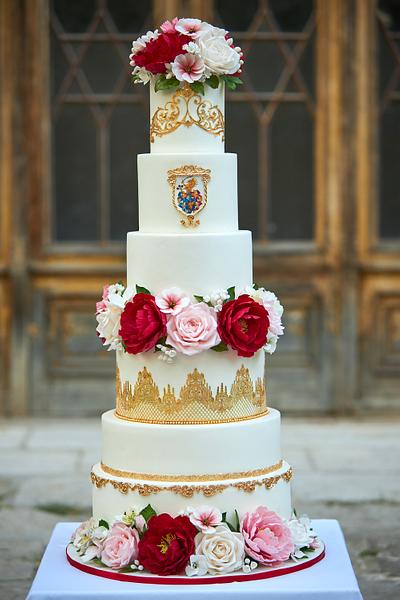 Esterházy nobility Neo-Gotick Wedding Cake  - Cake by Torty Katulienka