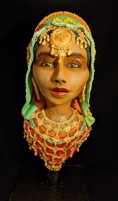 Indian Lady - Cake by Julijascakes 