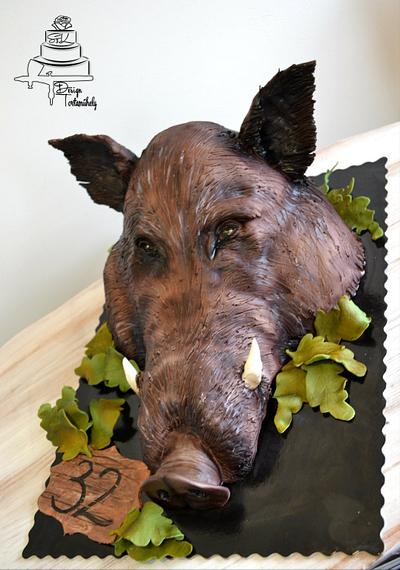 Wild boar cake - Cake by Krisztina Szalaba