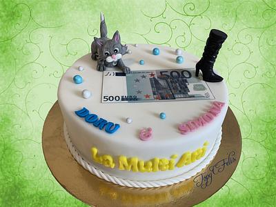 What do you spend your money on? - Cake by Felis Toporascu
