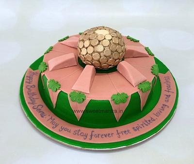 Matrimandir cake - Cake by Sweet Mantra Homemade Customized Cakes Pune