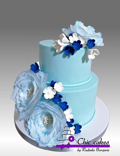 Blue cake - Cake by Radmila