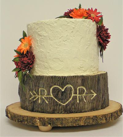 Fall Wedding Cake - Cake by Sweet Art Cakes