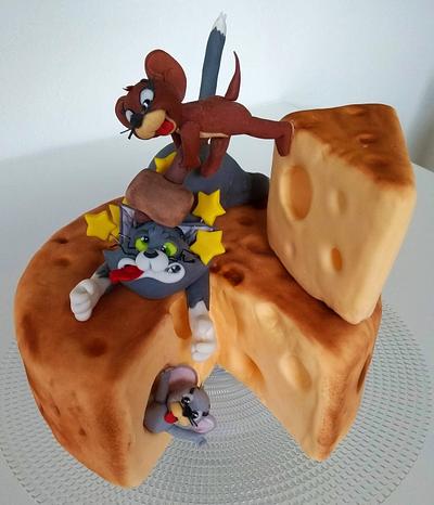 Tom and Jerry cake topper - Cake by Clara