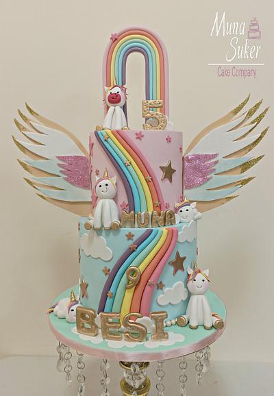 unicorn cake - Cake by MunaSuker