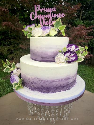 Butter cream cake  - Cake by Marina Tomaiuoli Cake Art