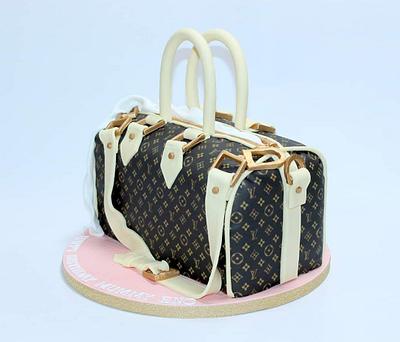 Louis Vuitton handbag cake - Cake by Celebration cakes 