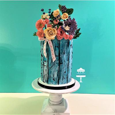 Weathered Wood Cake - Cake by Polished Pearl Cakes