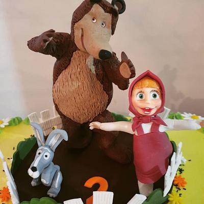 Masha And The Bear - Cake by TORTESANJAVISEGRAD