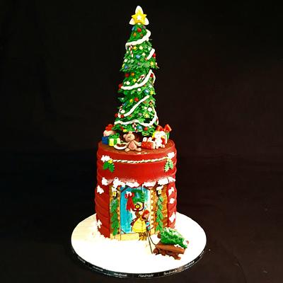 My Christmas Tree-The Pine Tree Cake Collaboration - Cake by Cristina Arévalo- The Art Cake Experience