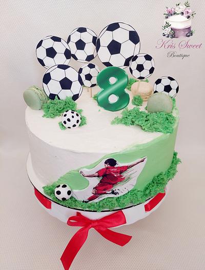 Football cake  - Cake by Kristina Mineva