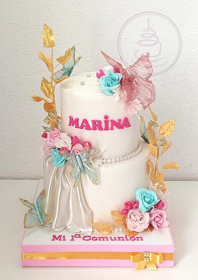 TARTA COMUNION MARINA  - Cake by Camelia