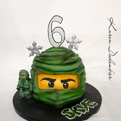 Ninjago green - Cake by Karen Dodenbier