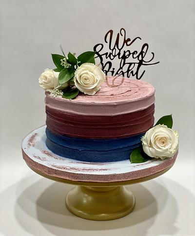 Engagement Cake  - Cake by Artistic Cake Designs 