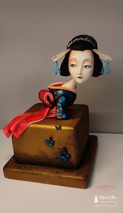 "Japan - an International Cake Collaboration"  Madame Butterfly - Cake by AppoBli Belinda Lucidi