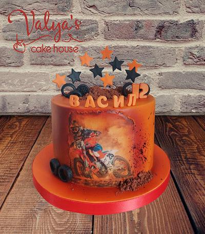 Motocross cake  - Cake by Valeriya Koleva 
