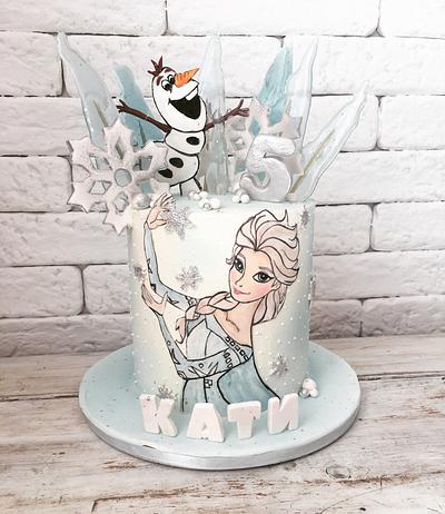Elsa frozen cake - Cake by Martina Encheva