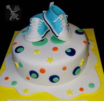 Cake with babyshoes - Cake by Sunny Dream