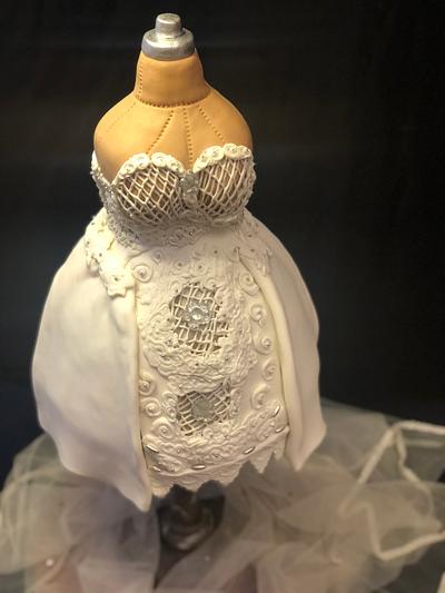 Wedding dress cake  - Cake by Moccadelights /Mona