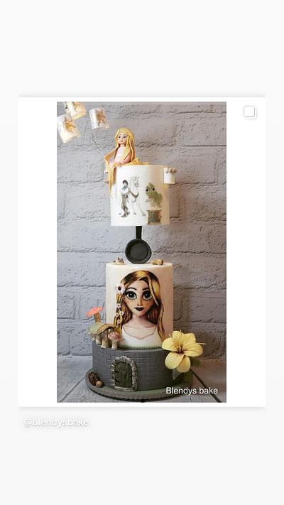 Rapunzel cake - Cake by blendys cakes